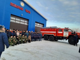 В селе Шила вчера торжественно открыли новую пожарную часть